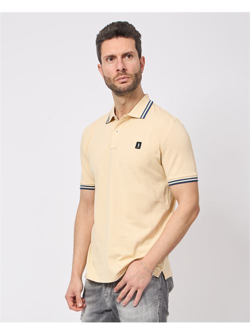 Polo uomo Refrigue con righe a contrasto REFRIGUE | 2816MP0071BUTTER