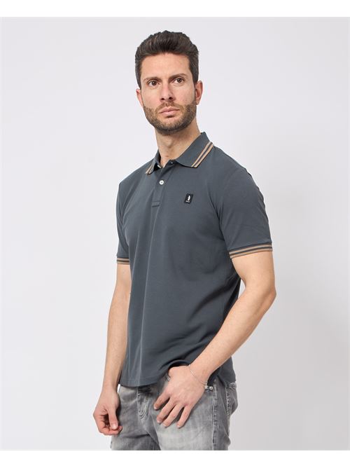 Polo uomo Refrigue con righe a contrasto REFRIGUE | 2816MP0071INK