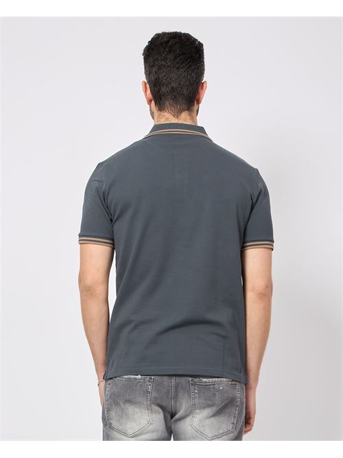 Polo uomo Refrigue con righe a contrasto REFRIGUE | 2816MP0071INK