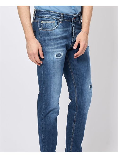 Jeans uomo Sette/Mezzo slim fit a 5 tasche SETTE/MEZZO | GHEPARDOBLU