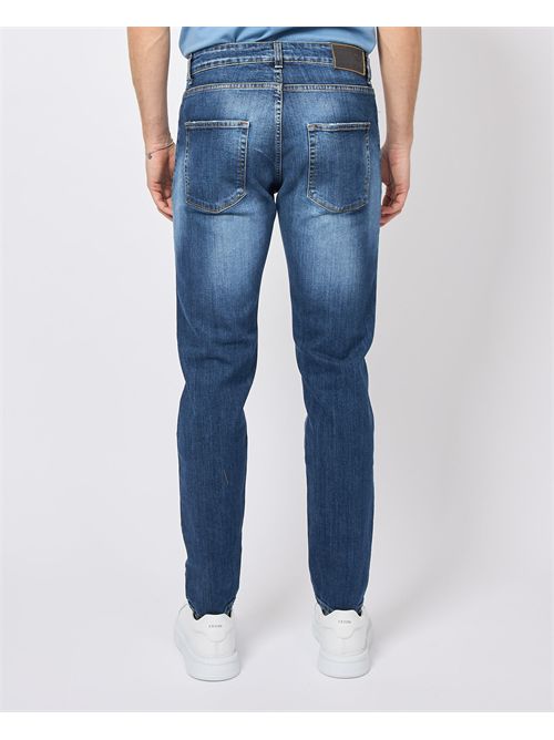 Jeans uomo Sette/Mezzo slim fit a 5 tasche SETTE/MEZZO | GHEPARDOBLU