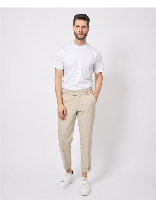 Pantaloni uomo Sette/Mezzo con risvolto SETTE/MEZZO | INVINCIBILEBEIGE