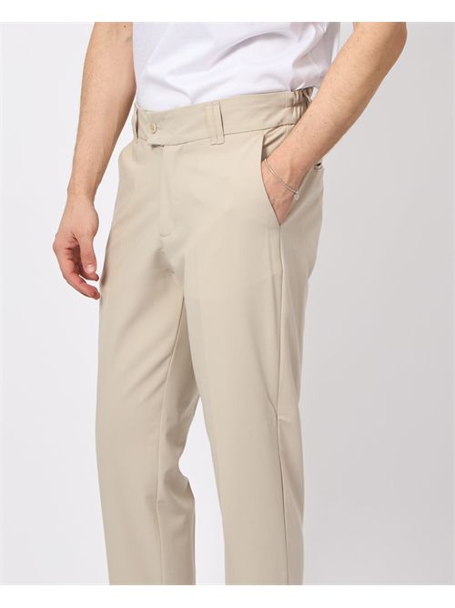 Pantaloni uomo Sette/Mezzo con risvolto SETTE/MEZZO | INVINCIBILEBEIGE