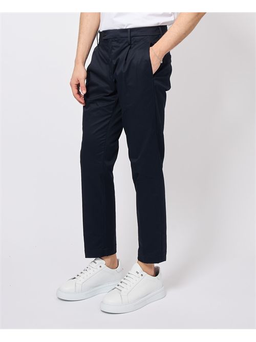 Pantaloni blu Sette/Mezzo con pinces e tirapancia SETTE/MEZZO | SECHI7178016