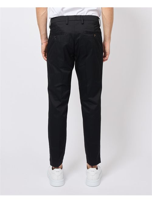 Pantaloni neri Sette/Mezzo con pinces e tirapancia SETTE/MEZZO | SECHI7178019
