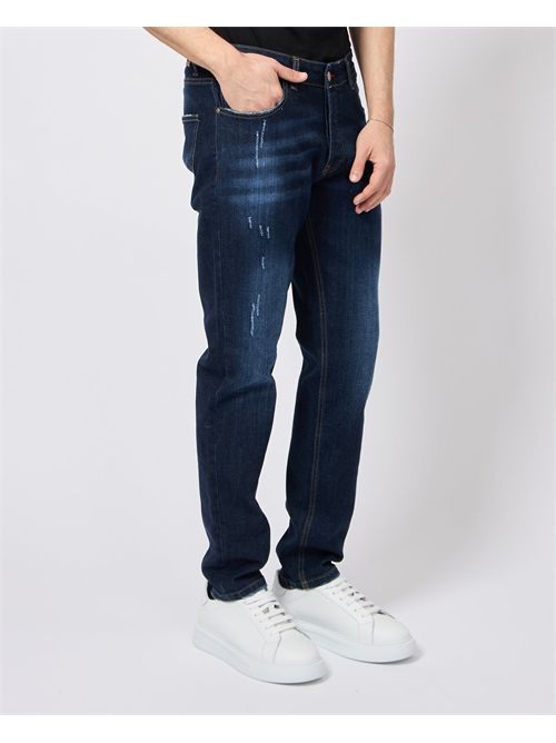 Jeans blu Sette/Mezzo con abrasione SETTE/MEZZO | TIGREBLU
