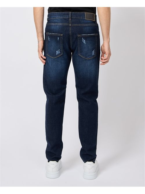 Jeans blu Sette/Mezzo con abrasione SETTE/MEZZO | TIGREBLU