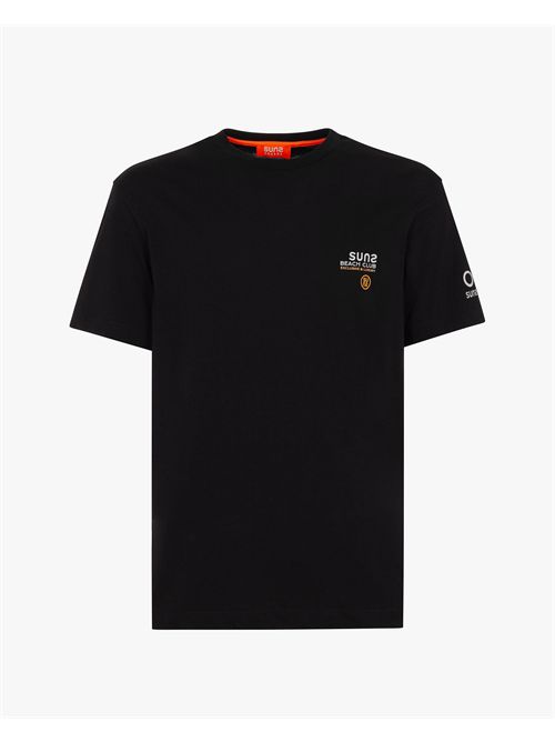 T-shirt en coton pour homme Suns avec imprimé au dos SUNS | TSS51028UBLACK