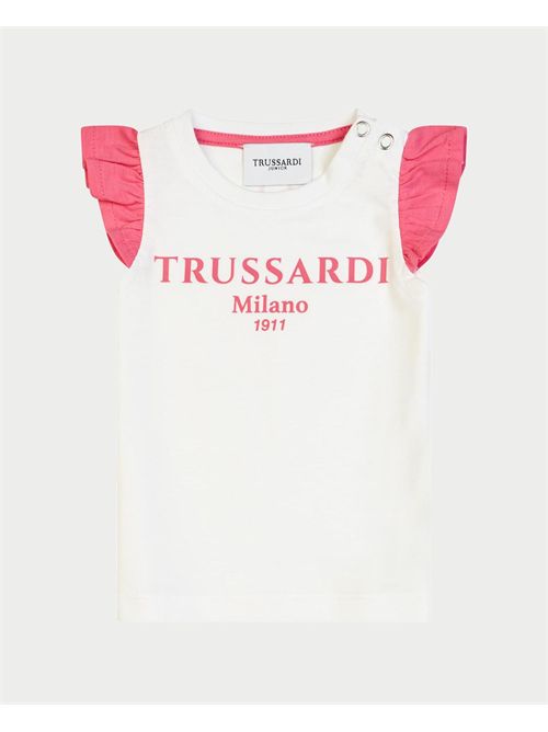 Completo bambina Trussardi con logo TRUSSARDI | TIP25010VEBLUSH