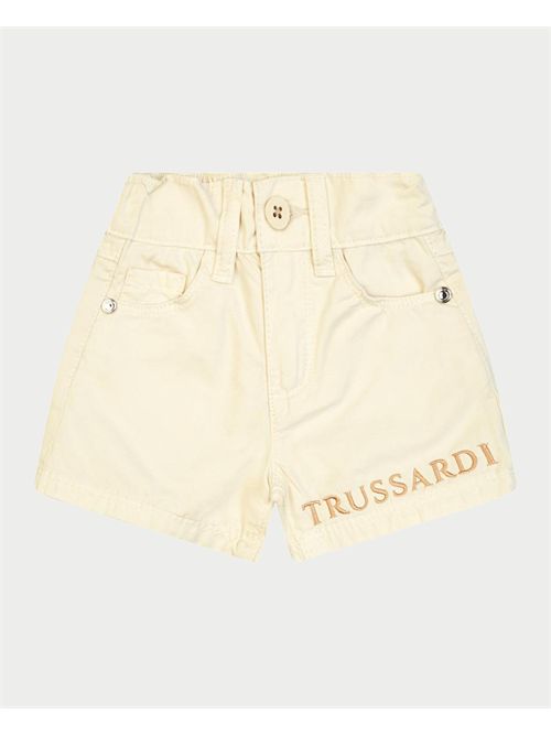 Trussardi cotton Bermuda shorts for newborns TRUSSARDI | TIP25041BEBUTTER