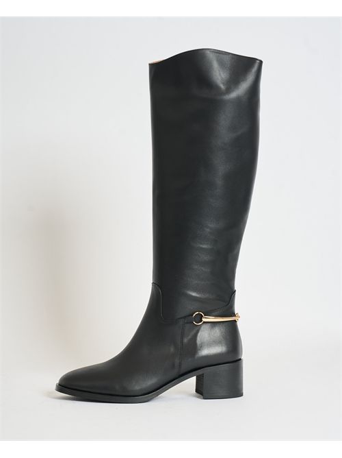 Albano women's tall combat boots with accessory ALBANO | 3004NERO