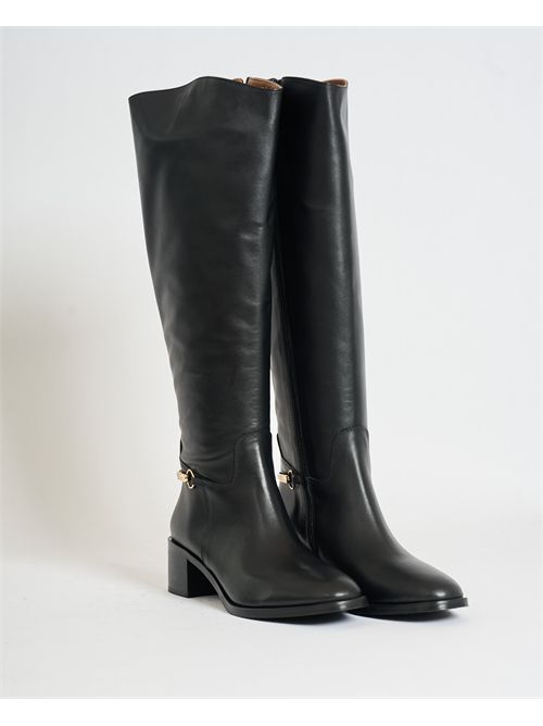 Albano women's tall combat boots with accessory ALBANO | 3004NERO