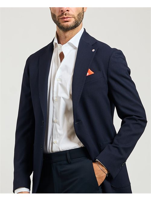 Veste croisée Bharnaba homme en mélange laine BHARNABA | GKS602-KURASHIUKIBLU