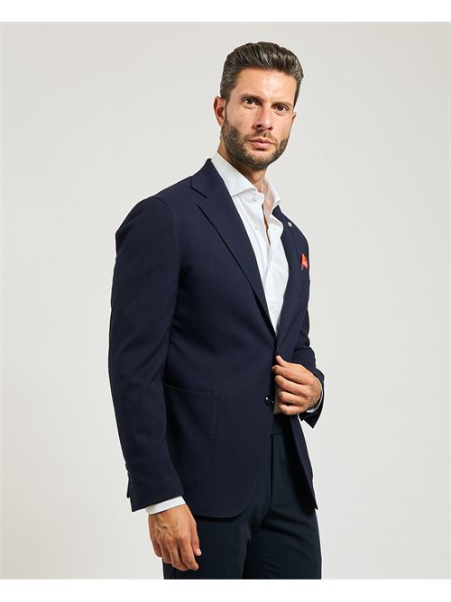Veste croisée Bharnaba homme en mélange laine BHARNABA | GKS602-KURASHIUKIBLU