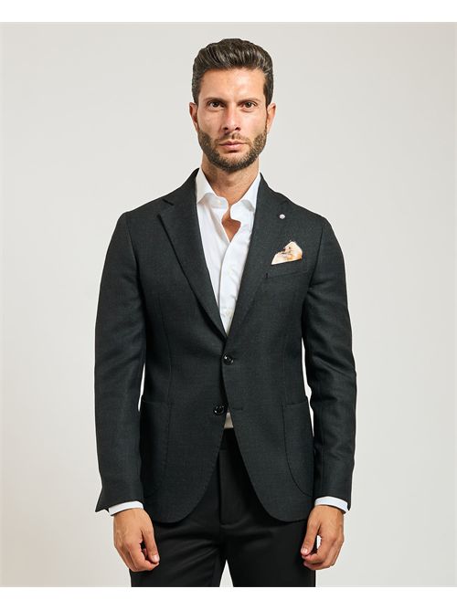 Veste croisée Bharnaba homme en mélange laine BHARNABA | GKS602-VIGANANTRACITE