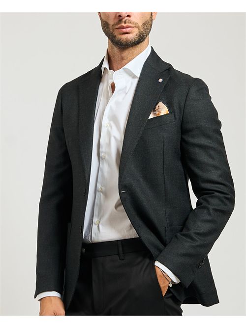 Veste croisée Bharnaba homme en mélange laine BHARNABA | GKS602-VIGANANTRACITE