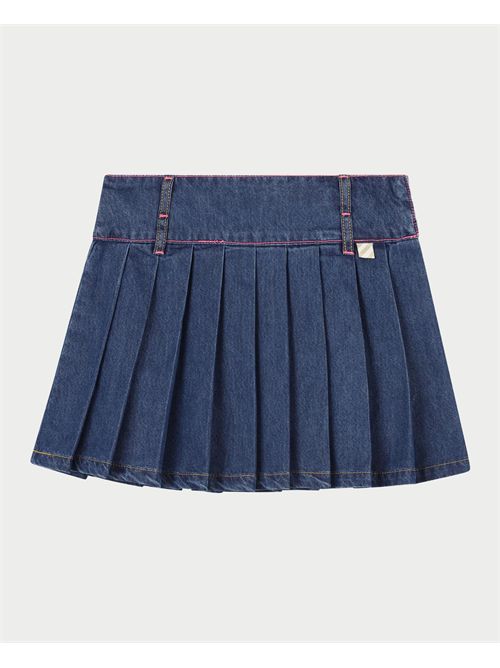 Gonna in denim Billieblush bambina plissettata BILLIEBLUSH | U21322Z10