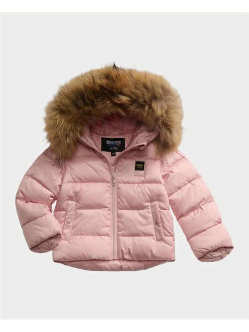 Armory Blauer baby down jacket with fur BLAUER | C02450520