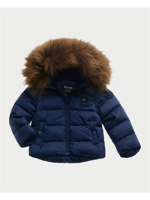 Armory Blauer baby down jacket with fur BLAUER | C02450891
