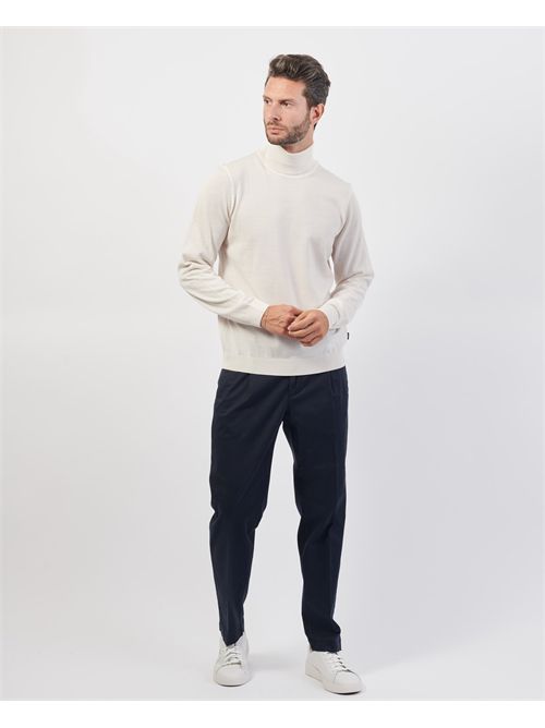 Maglione Musso uomo Boss bianco BOSS | 50468262131