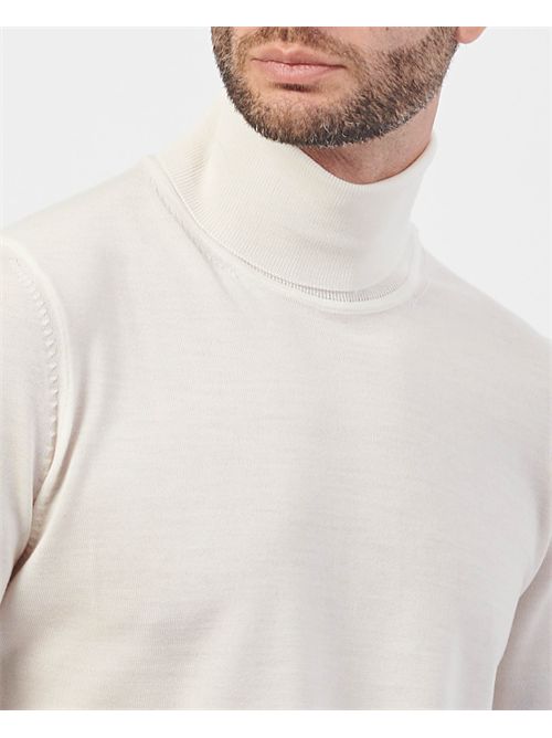 Maglione Musso uomo Boss bianco BOSS | 50468262131
