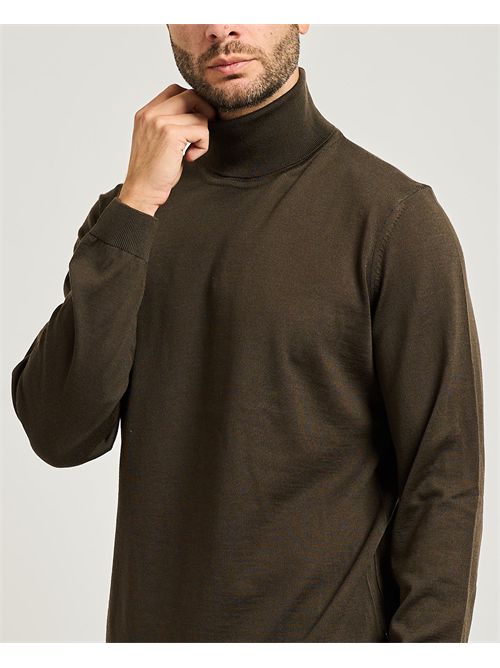 Maglione Musso uomo Boss verde BOSS | 50468262342