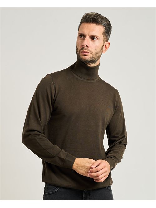 Maglione Musso uomo Boss verde BOSS | 50468262342