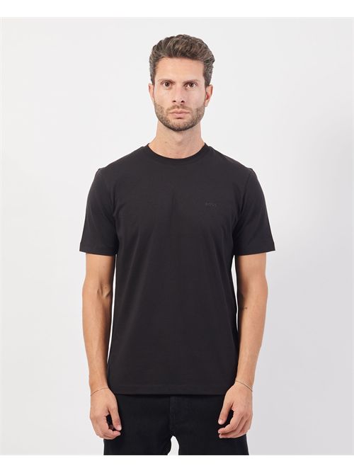 T-shirt Thompson uomo Boss nero BOSS | 50468347001