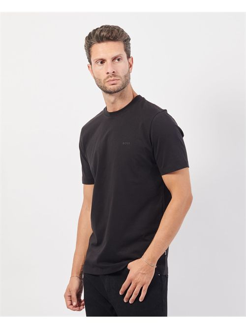 T-shirt Thompson uomo Boss nero BOSS | 50468347001