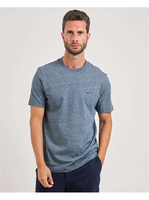 T-shirt Thompson uomo Boss grigio BOSS | 50468347093