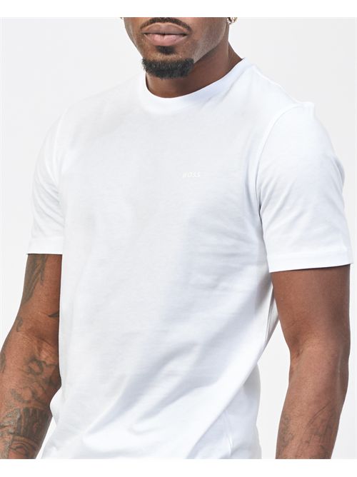 T-shirt Thompson uomo Boss bianco BOSS | 50468347100