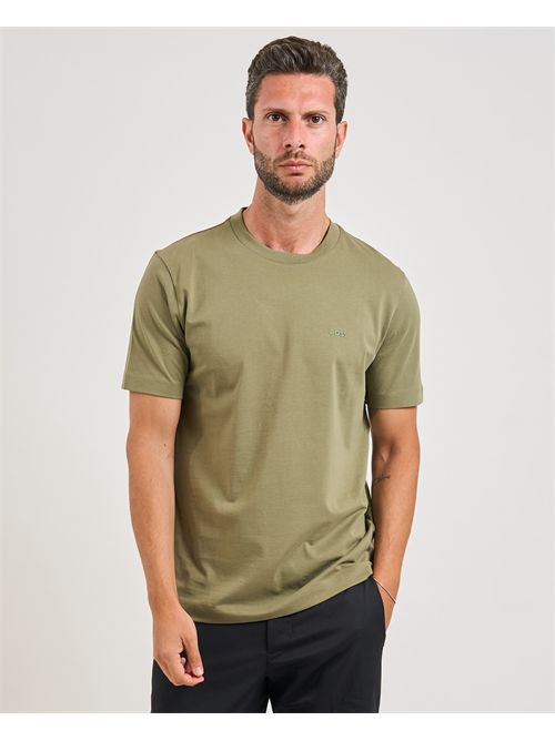 T-shirt Thompson uomo Boss verde BOSS | 50468347314