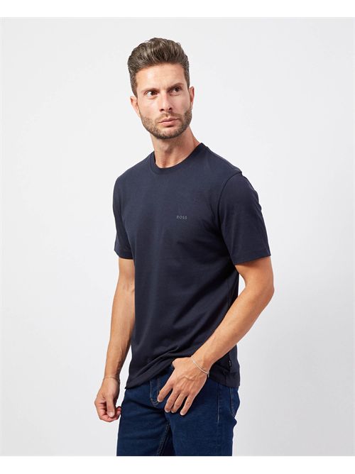 T-shirt Thompson uomo Boss blu BOSS | 50468347404