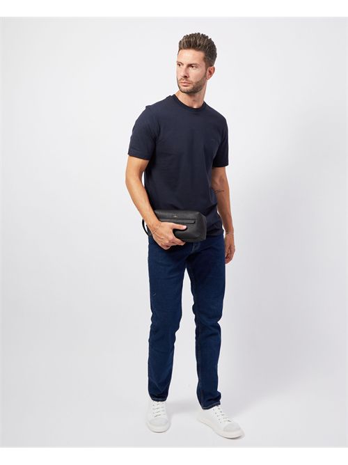 T-shirt Thompson uomo Boss blu BOSS | 50468347404