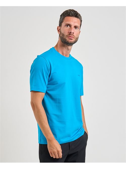 T-shirt Thompson uomo Boss turchese BOSS | 50468347443