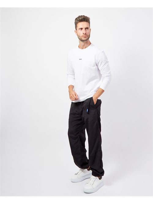 Maglia TChark uomo Boss bianca maniche lunghe BOSS | 50473286100