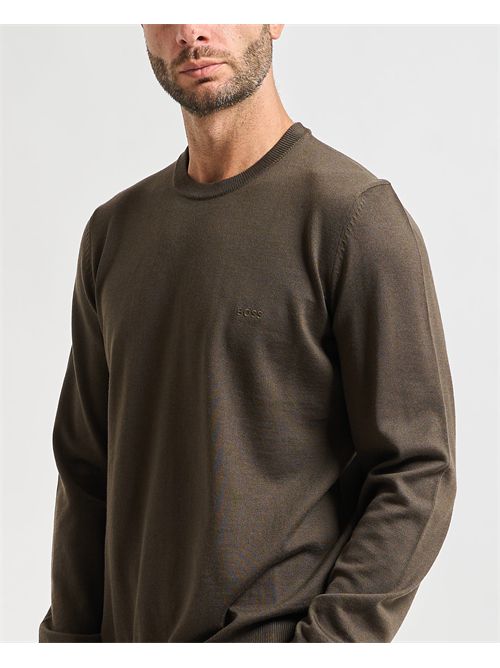 Maglione Botto uomo Boss verde BOSS | 50476364342