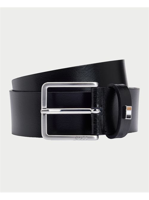 Cintura Ther Flag uomo Boss nero BOSS | 50486839001