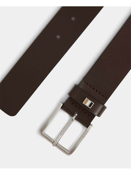 Ther Flag men's belt Boss brown BOSS | 50486839205