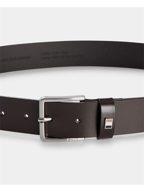 Ther Flag men's belt Boss brown BOSS | 50486839205
