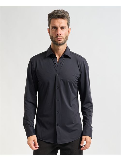 Camicia Hank Kent uomo Boss nero BOSS | 50490393001