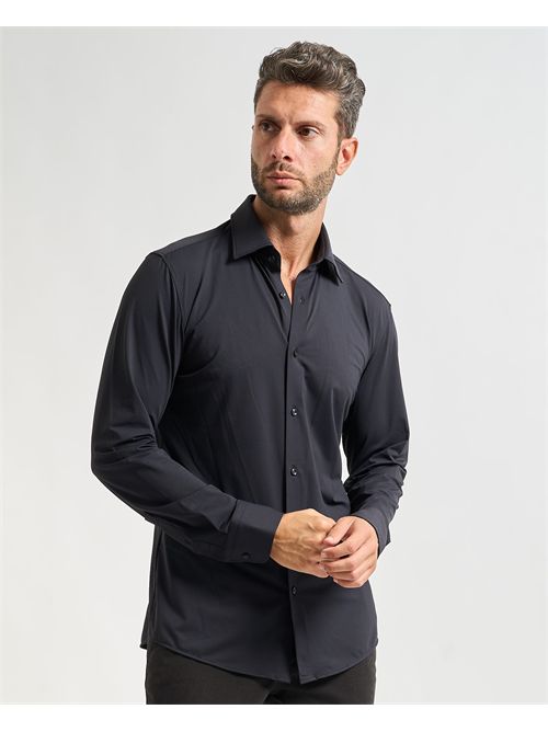 Camicia Hank Kent uomo Boss nero BOSS | 50490393001