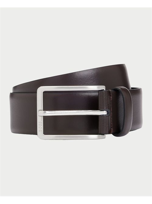 Cintura in pelle Erman uomo Boss marrone BOSS | 50491834205