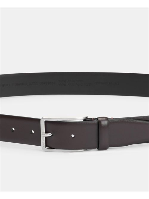 Erman Men's Boss Brown Leather Belt BOSS | 50491834205