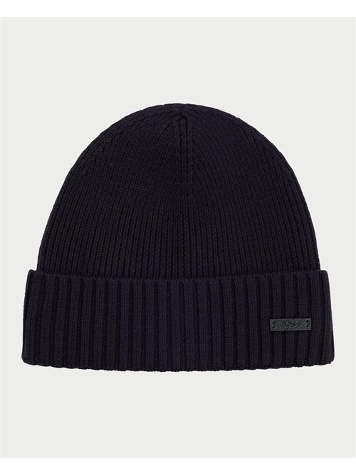 Chapeau Fati homme Boss bleu en laine vierge BOSS | 50495306404