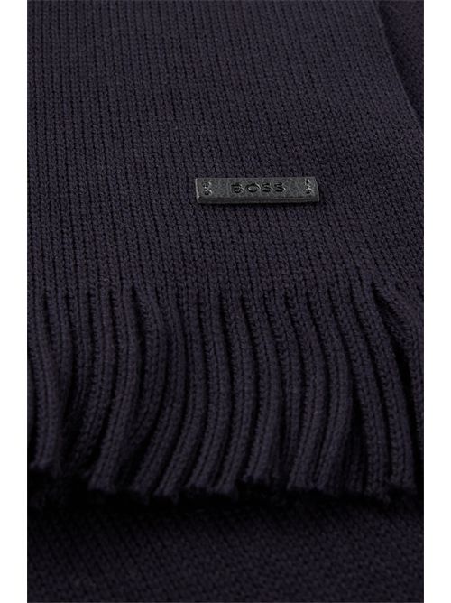 Sciarpa Albas uomo Boss blu BOSS | 50495340404