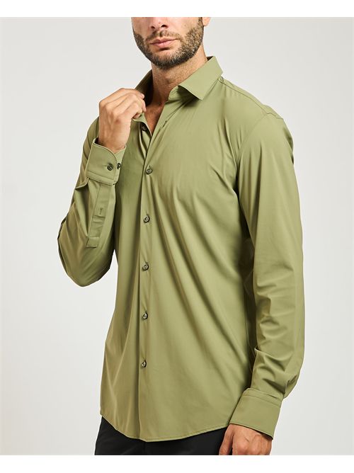 Camicia Hank Kent uomo Boss verde BOSS | 50503554314