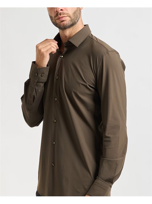 Camicia Hank Kent uomo Boss verde BOSS | 50503554342