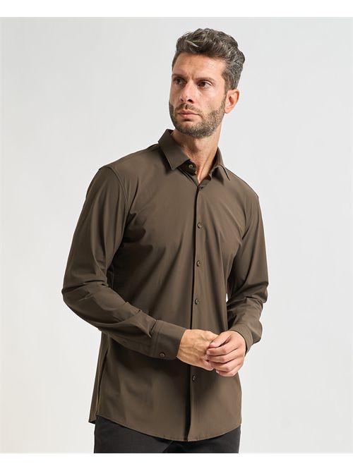 Camicia Hank Kent uomo Boss verde BOSS | 50503554342