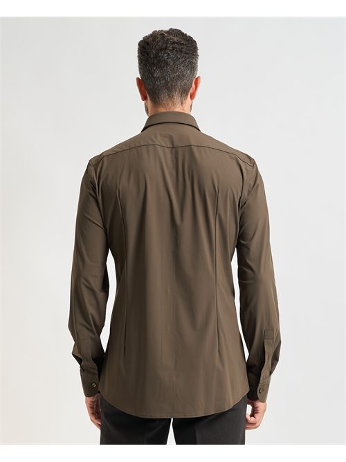 Camicia Hank Kent uomo Boss verde BOSS | 50503554342